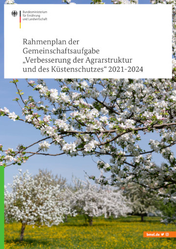 Cover der Broschüre "GAK-Rahmenplan 2020"'
