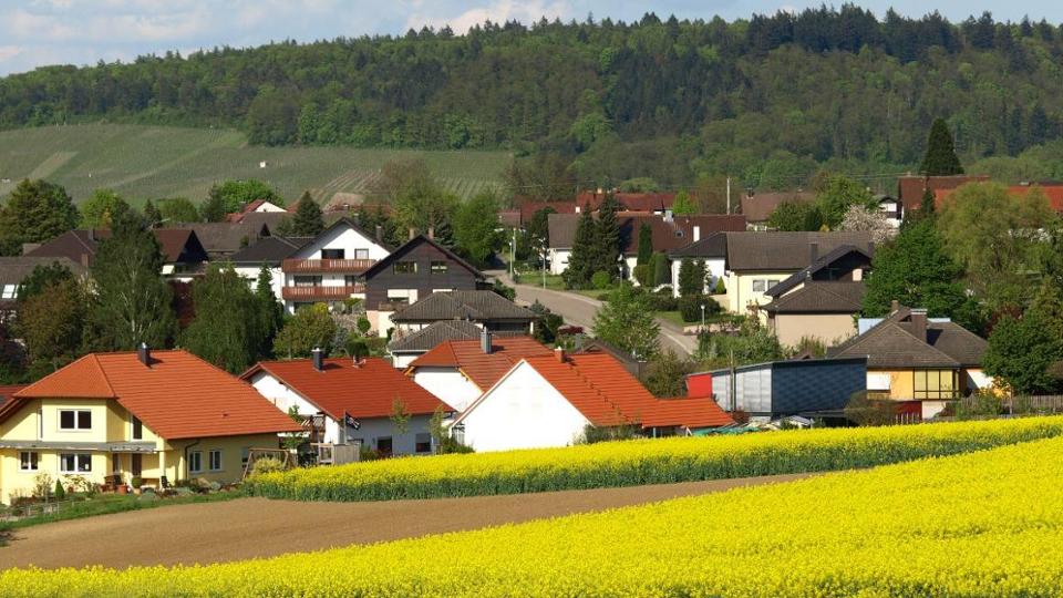 Dorf auf dem Land